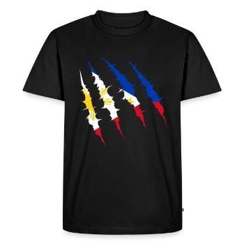Voyage Philippines Cadeau - T-shirt Premium bio Homme - noir - Devant - Nico (187cm)