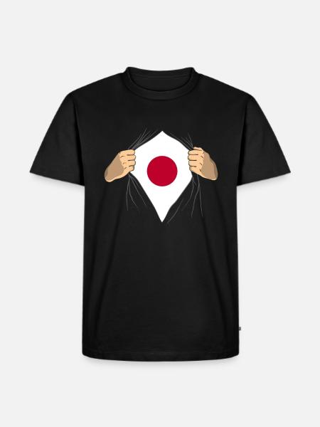 Proud Japan gift - Men's Premium Organic T-Shirt - black