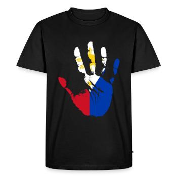 Soutenir le cadeau des Philippines - T-shirt Premium bio Homme - noir - Devant - Nico (187cm)