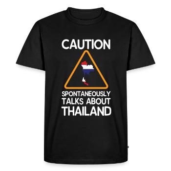 À propos du cadeau Thaïlande - T-shirt Premium bio Homme - noir - Devant - Nico (187cm)
