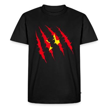 Conversations sur le cadeau du Vietnam - T-shirt Premium bio Homme - noir - Devant - Nico (187cm)