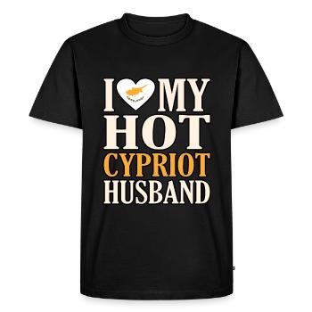 Cyprus - Men's Premium Organic T-Shirt - black - Front - Nico (187cm)