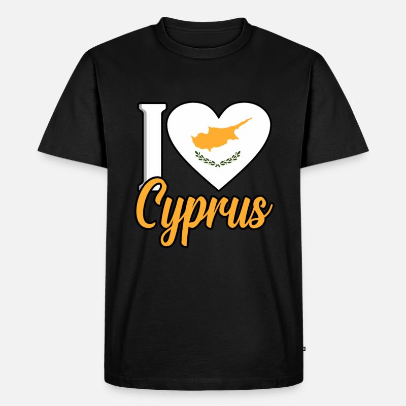 Zypern - Männer Premium Bio T-Shirt - Schwarz