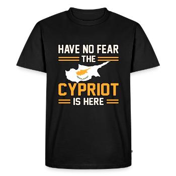 Cyprus - Men's Premium Organic T-Shirt - black - Front - Nico (187cm)