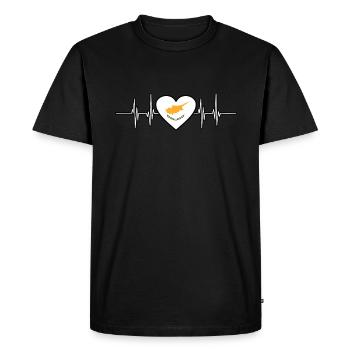 Cyprus - Men's Premium Organic T-Shirt - black - Front - Nico (187cm)