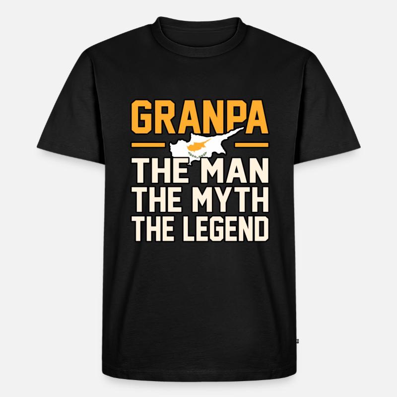 Zypern - Männer Premium Bio T-Shirt - Schwarz