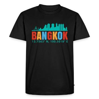Bangkok - T-shirt Premium bio Homme - noir - Devant - Nico (187cm)