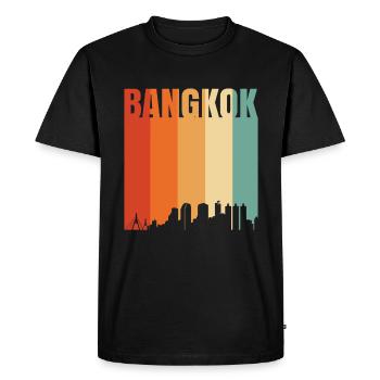 Bangkok - T-shirt Premium bio Homme - noir - Devant - Nico (187cm)