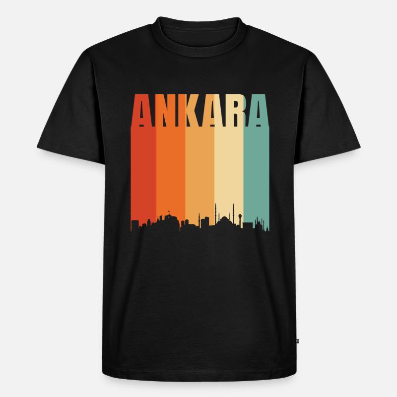 Ankara - Männer Premium Bio T-Shirt - Schwarz