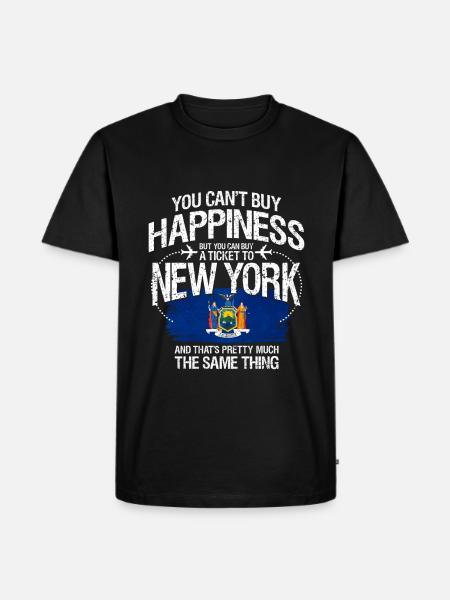 New York - Men's Premium Organic T-Shirt - black