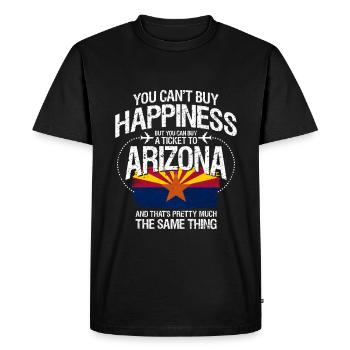 Arizona - T-shirt Premium bio Homme - noir - Devant - Nico (187cm)