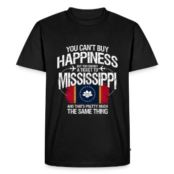 Mississippi - T-shirt Premium bio Homme - noir - Devant - Nico (187cm)