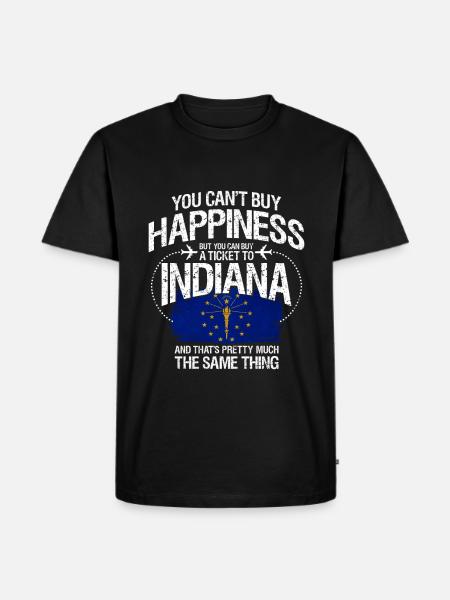 Indiana - Men's Premium Organic T-Shirt - black