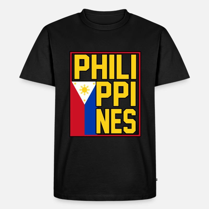 Philippinen - Männer Premium Bio T-Shirt - Schwarz