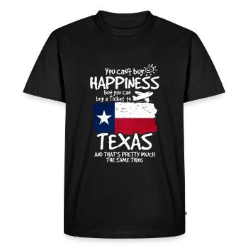 Texas - T-shirt Premium bio Homme - noir - Devant - Nico (187cm)