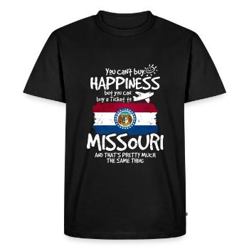 Missouri - T-shirt Premium bio Homme - noir - Devant - Nico (187cm)