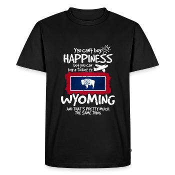 Wyoming - T-shirt Premium bio Homme - noir - Devant - Nico (187cm)