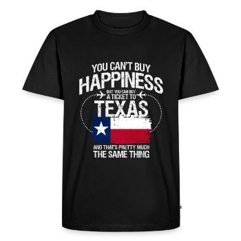Texas - T-shirt Premium bio Homme - noir - Devant - Nico (187cm)