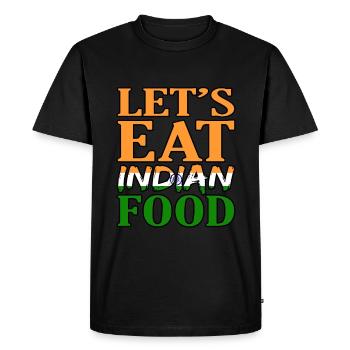 Inde - T-shirt Premium bio Homme - noir - Devant - Nico (187cm)