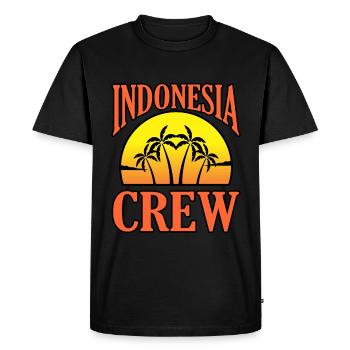 Indonésie - T-shirt Premium bio Homme - noir - Devant - Nico (187cm)