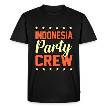 Indonésie - T-shirt Premium bio Homme - noir - Devant - Nico (187cm)