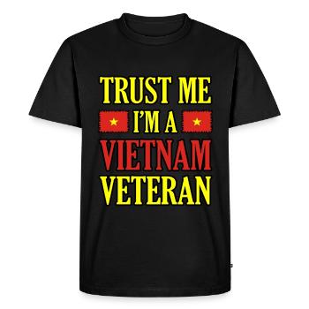 Vietnam - T-shirt Premium bio Homme - noir - Devant - Nico (187cm)