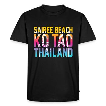 Thailand - Men's Premium Organic T-Shirt - black - Front - Nico (187cm)