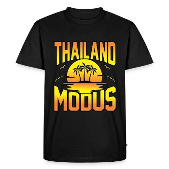 Thailand - Men's Premium Organic T-Shirt - black - Front - Nico (187cm)
