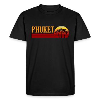 Thailand - Men's Premium Organic T-Shirt - black - Front - Nico (187cm)