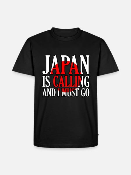 Japan - Men's Premium Organic T-Shirt - black