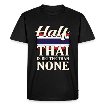 Thailand - Men's Premium Organic T-Shirt - black - Front - Nico (187cm)