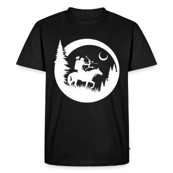 Archery Archery Archery Hunting - Men's Premium Organic T-Shirt - black - Front - Nico (187cm)