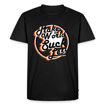 sentiments positifs pulvérisent T-shirt - T-shirt Premium bio Homme - noir - Devant - Nico (187cm)
