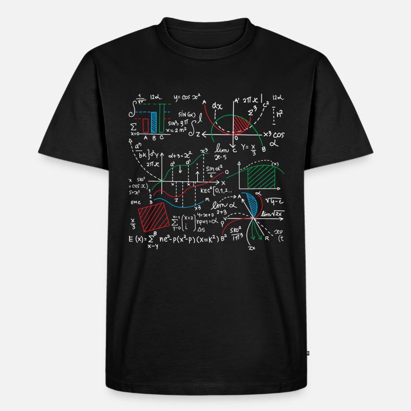 Math equation lover math - Men's Premium Organic T-Shirt - black
