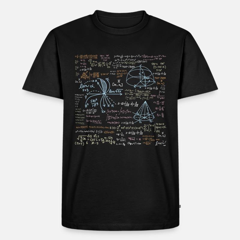 Funny math formula - Men's Premium Organic T-Shirt - black