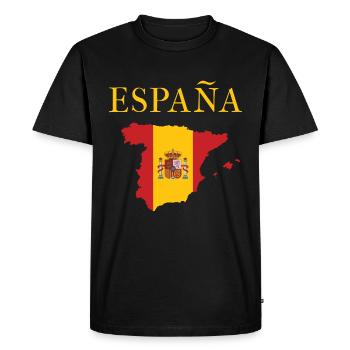 Spain Holiday Spaniard - Men's Premium Organic T-Shirt - black - Front - Nico (187cm)