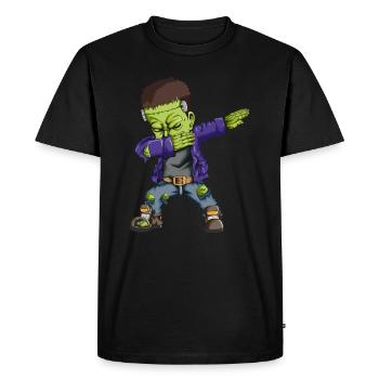 Monster Dabbing Halloween Scary Costume Disguise - Men's Premium Organic T-Shirt - black - Front - Nico (187cm)