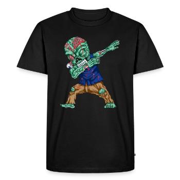 Monster Dabbing Zombie Dances Dab Scary Costume - Men's Premium Organic T-Shirt - black - Front - Nico (187cm)