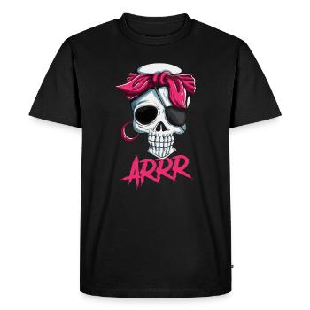 Pirate Family Mama Woman Girl Pirate Costume Outfit - Men's Premium Organic T-Shirt - black - Front - Nico (187cm)