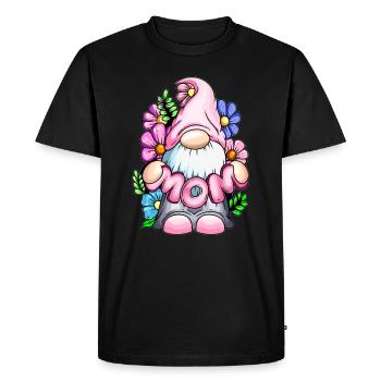 Women Plant Lovers Gnomes Mom Figurine - Men's Premium Organic T-Shirt - black - Front - Nico (187cm)