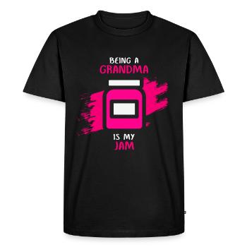 La fête des mères de grand-mère étant une grand-mère est ma confiture - T-shirt Premium bio Homme - noir - Devant - Nico (187cm)