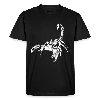 Scorpion - T-shirt Premium bio Homme - noir - Devant - Nico (187cm)