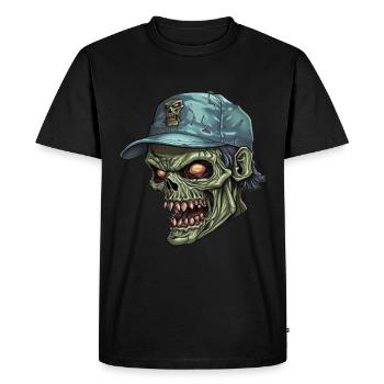 Monster Monster Demon Devil Vampire Guhl Zombie - Men's Premium Organic T-Shirt - black - Front - Nico (187cm)