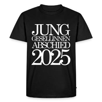 Bachelorette Party 2025 Bachelorette Party - Men's Premium Organic T-Shirt - black - Front - Nico (187cm)