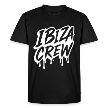 Ibiza Crew - Men's Premium Organic T-Shirt - black - Front - Nico (187cm)