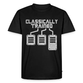 Manual gear shift Stick shift - Men's Premium Organic T-Shirt - black - Front - Nico (187cm)