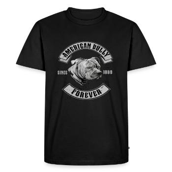 Américaine Bullys pour toujours - T-shirt Premium bio Homme - noir - Devant - Nico (187cm)