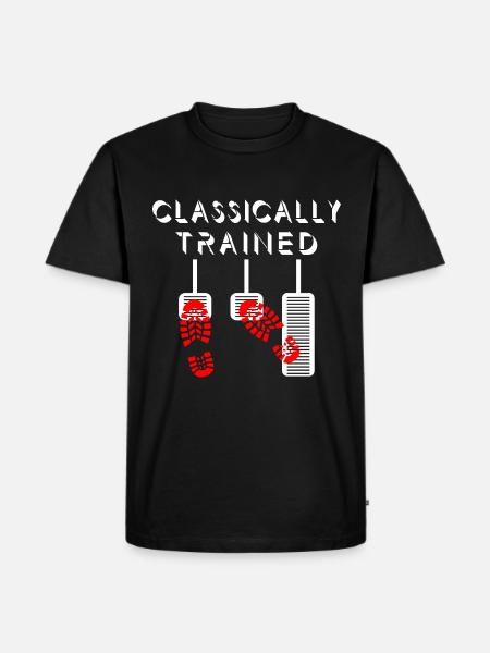Manual gear shift Stick shift - Men's Premium Organic T-Shirt - black