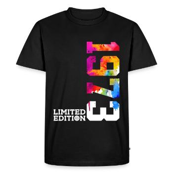 53E ANNIVERSAIRE ÉDITION LIMITÉE 1973 - T-shirt Premium bio Homme - noir - Devant - Nico (187cm)