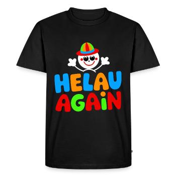 Carnaval Düsseldorf Mayence Helau Clown Costume Fun - T-shirt Premium bio Homme - noir - Devant - Nico (187cm)